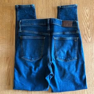MADEWELL 10" HIGH RISE SKINNY JEANS, Size 6 (28in)
